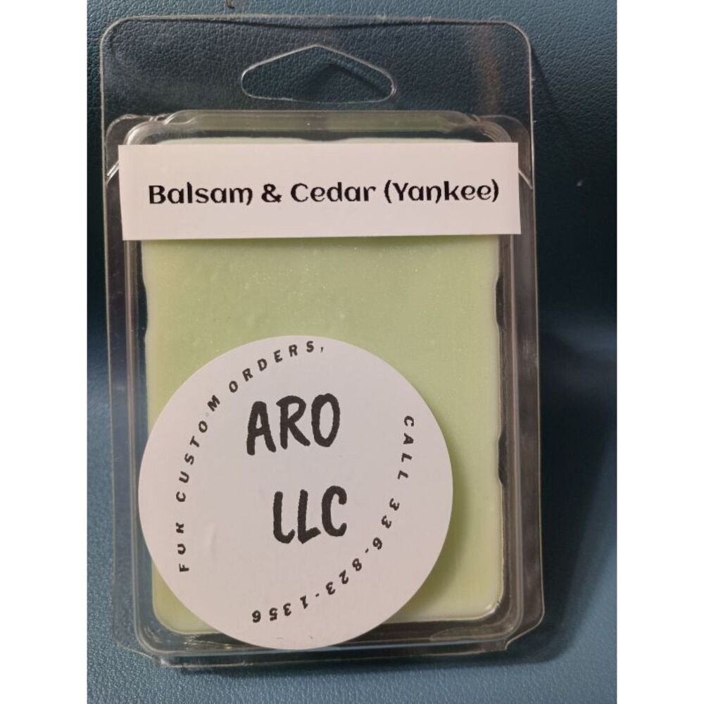 "Balsam & Cedar (Yankee)" type Scented Wax Melts Breakaway Tarts-Fragrance Wax